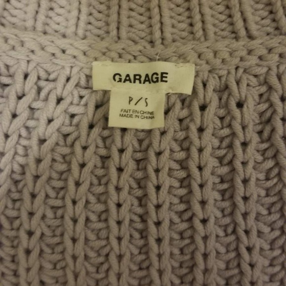 Garage Cropped Lavender Sweater - Picture 3 of 5
